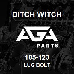 105-123 Ditch Witch LUG BOLT | AGA Parts
