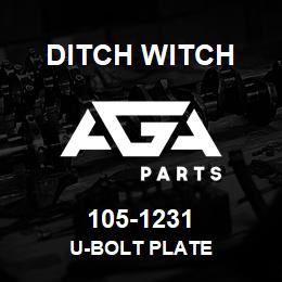 105-1231 Ditch Witch U-BOLT PLATE | AGA Parts