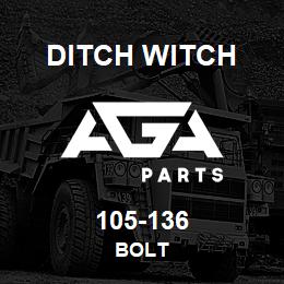 105-136 Ditch Witch BOLT | AGA Parts