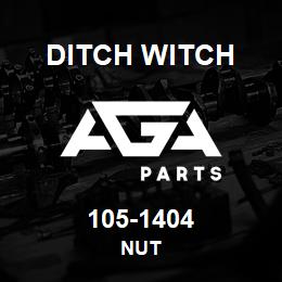 105-1404 Ditch Witch NUT | AGA Parts