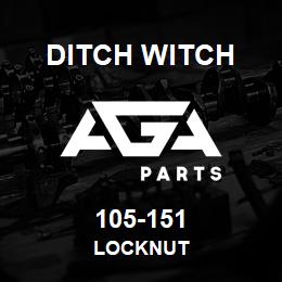 105-151 Ditch Witch LOCKNUT | AGA Parts