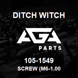 105-1549 Ditch Witch SCREW (M6-1.00 | AGA Parts