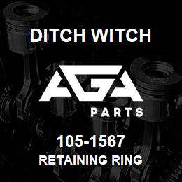 105-1567 Ditch Witch RETAINING RING | AGA Parts