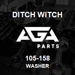 105-158 Ditch Witch WASHER | AGA Parts