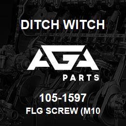 105-1597 Ditch Witch FLG SCREW (M10 | AGA Parts