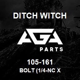 105-161 Ditch Witch BOLT (1/4-NC X | AGA Parts