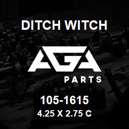 105-1615 Ditch Witch 4.25 X 2.75 C | AGA Parts
