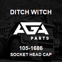 105-1686 Ditch Witch SOCKET HEAD CAP | AGA Parts