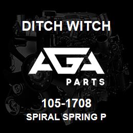 105-1708 Ditch Witch SPIRAL SPRING P | AGA Parts