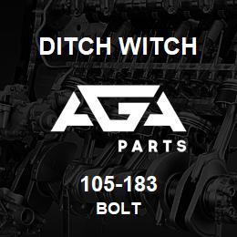 105-183 Ditch Witch BOLT | AGA Parts