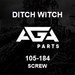 105-184 Ditch Witch SCREW | AGA Parts