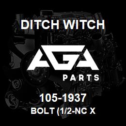 105-1937 Ditch Witch BOLT (1/2-NC X | AGA Parts
