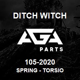 105-2020 Ditch Witch SPRING - TORSIO | AGA Parts