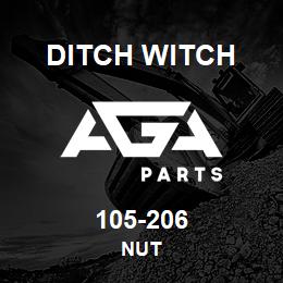 105-206 Ditch Witch NUT | AGA Parts