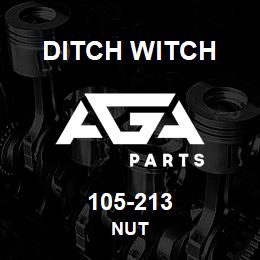 105-213 Ditch Witch NUT | AGA Parts