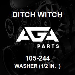 105-244 Ditch Witch WASHER (1/2 IN. ) | AGA Parts