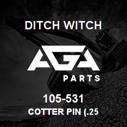 105-531 Ditch Witch COTTER PIN (.25 | AGA Parts