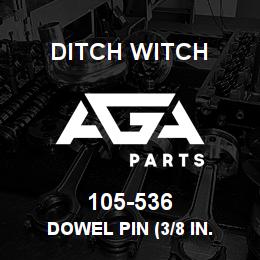 105-536 Ditch Witch DOWEL PIN (3/8 IN. | AGA Parts