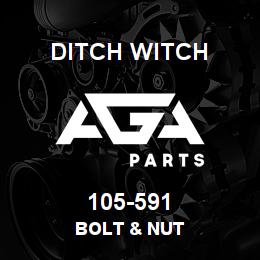105-591 Ditch Witch BOLT & NUT | AGA Parts
