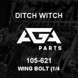 105-621 Ditch Witch WING BOLT (1/4 | AGA Parts
