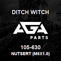 105-630 Ditch Witch NUTSERT (M6X1.0) | AGA Parts