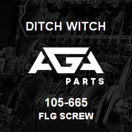 105-665 Ditch Witch FLG SCREW | AGA Parts