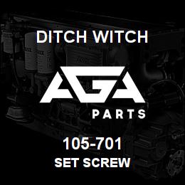 105-701 Ditch Witch SET SCREW | AGA Parts