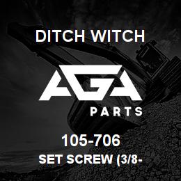 105-706 Ditch Witch SET SCREW (3/8- | AGA Parts