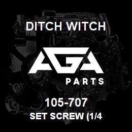 105-707 Ditch Witch SET SCREW (1/4 | AGA Parts