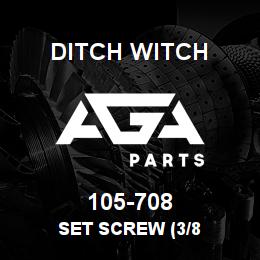105-708 Ditch Witch SET SCREW (3/8 | AGA Parts
