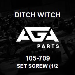 105-709 Ditch Witch SET SCREW (1/2 | AGA Parts