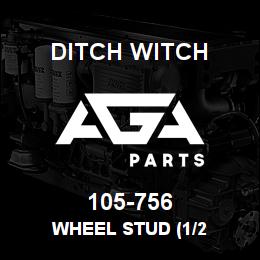 105-756 Ditch Witch WHEEL STUD (1/2 | AGA Parts