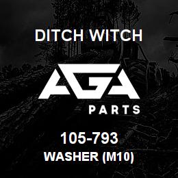 105-793 Ditch Witch WASHER (M10) | AGA Parts
