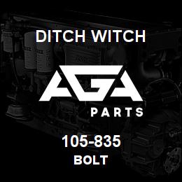 105-835 Ditch Witch BOLT | AGA Parts