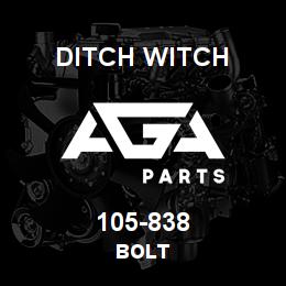 105-838 Ditch Witch BOLT | AGA Parts
