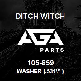 105-859 Ditch Witch WASHER (.531" ) | AGA Parts
