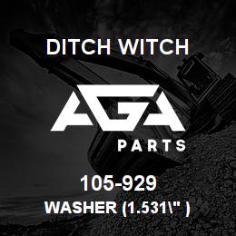 105-929 Ditch Witch WASHER (1.531" ) | AGA Parts