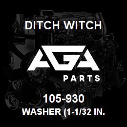 105-930 Ditch Witch WASHER (1-1/32 IN. | AGA Parts