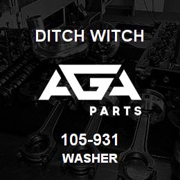 105-931 Ditch Witch WASHER | AGA Parts