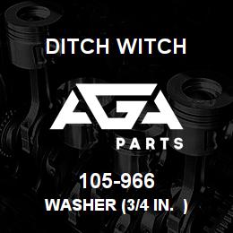 105-966 Ditch Witch WASHER (3/4 IN. ) | AGA Parts