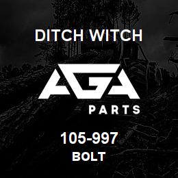 105-997 Ditch Witch BOLT | AGA Parts