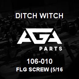 106-010 Ditch Witch FLG SCREW (5/16 | AGA Parts