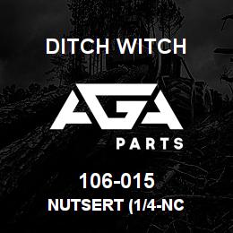 106-015 Ditch Witch NUTSERT (1/4-NC | AGA Parts