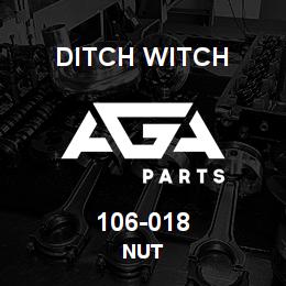 106-018 Ditch Witch NUT | AGA Parts