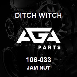 106-033 Ditch Witch JAM NUT | AGA Parts