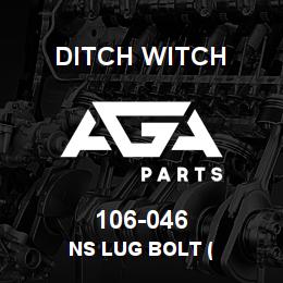 106-046 Ditch Witch NS LUG BOLT ( | AGA Parts