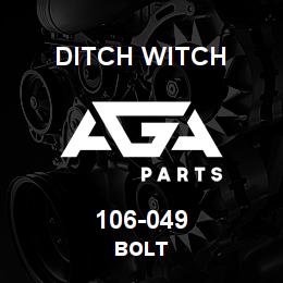 106-049 Ditch Witch BOLT | AGA Parts