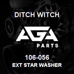 106-056 Ditch Witch EXT STAR WASHER | AGA Parts
