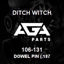 106-131 Ditch Witch DOWEL PIN (.187 | AGA Parts
