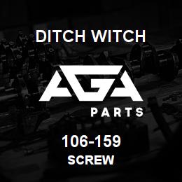 106-159 Ditch Witch SCREW | AGA Parts